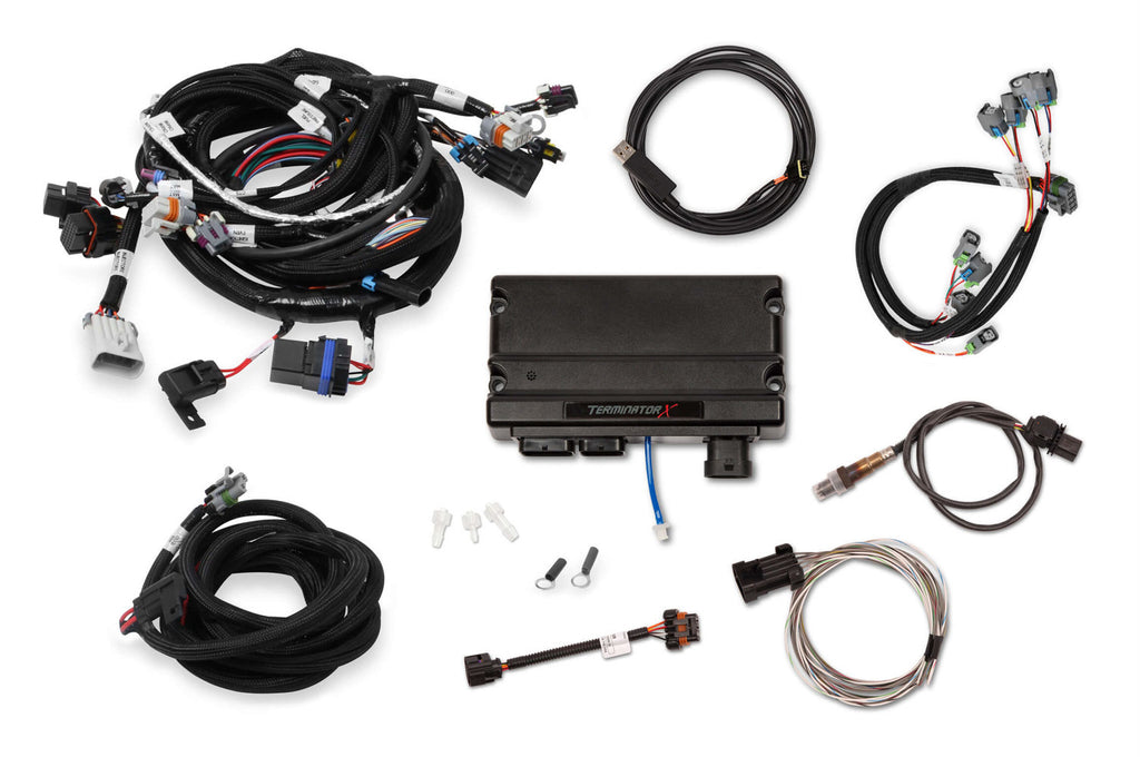 Holley EFI Terminator X MPFI Kit GM LS1 w/EV6 Inj Harness