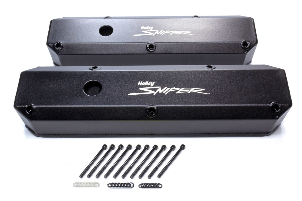 Holley Sniper Fabricated Valve Covers  SBM Tall 64-91