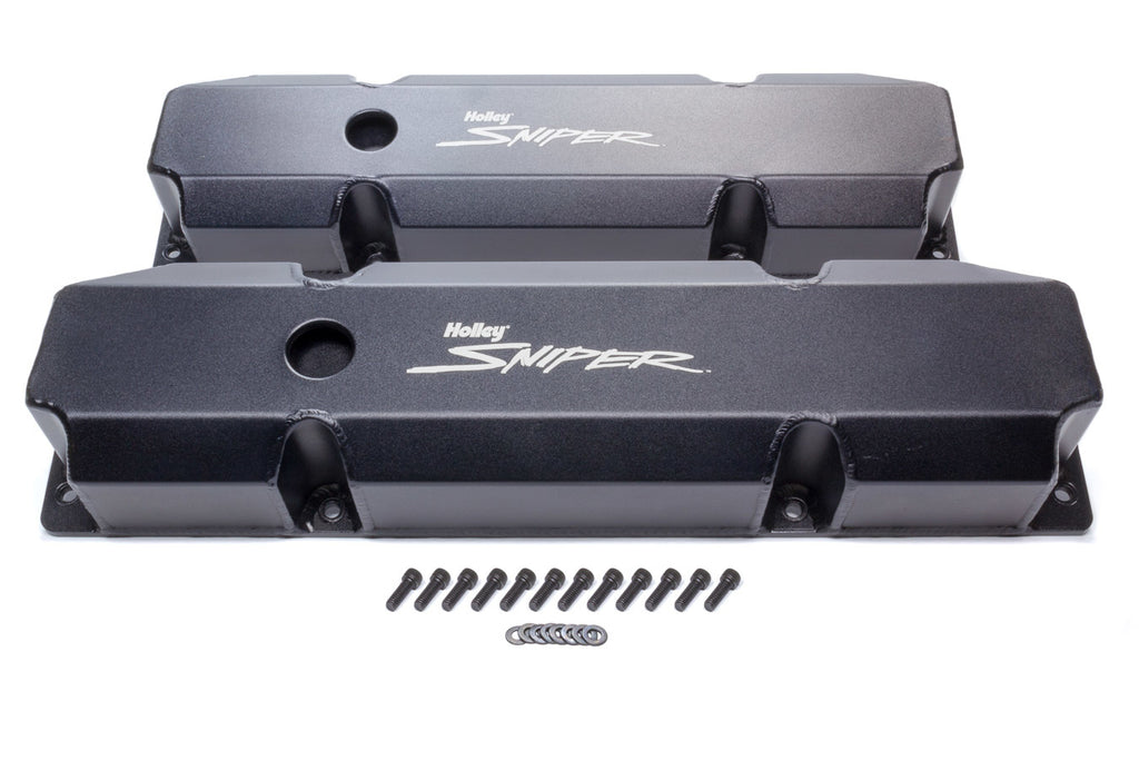 Holley Sniper Fabricated Valve Covers  BBM Tall