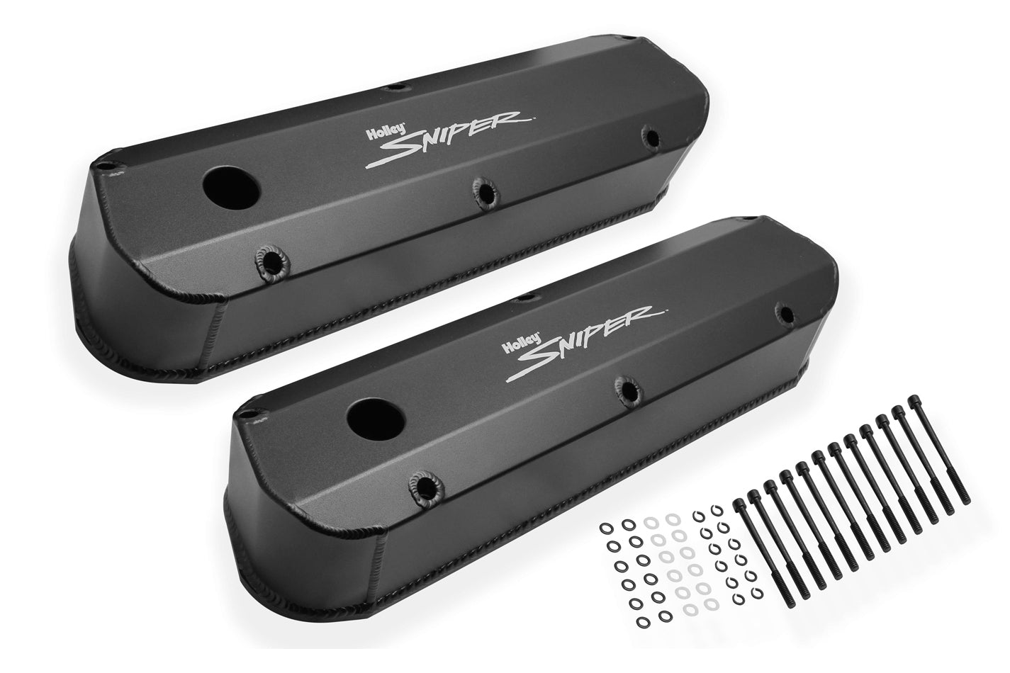 Holley Sniper Fabricated Valve Covers  SBF Tall