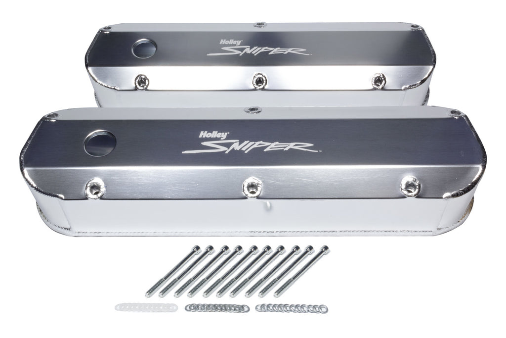 Holley Sniper Fabricated Valve Covers  SBF Tall