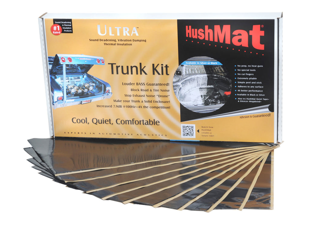 HushmatUltra Trunk Kit- 10 pc 12in.x23in. Black