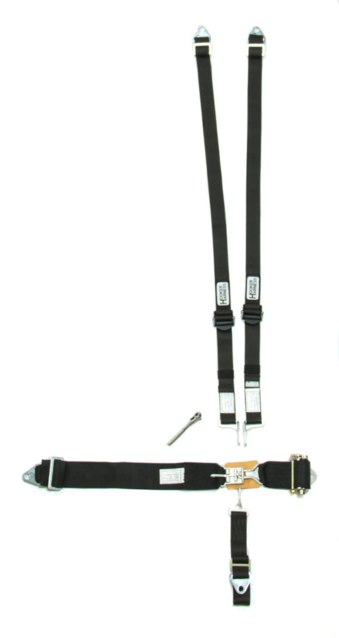 Hooker Harness 5-Pt Harness HANS Alum. LL Ratchet Adj Black