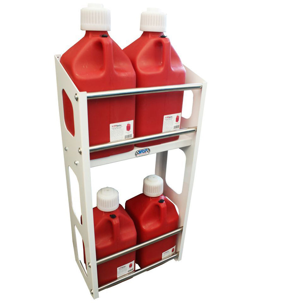 Hepner Racing Products Jug Rack 6 Position White