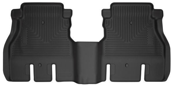 Husky Liners 18-  Jeep JL 2nd Seat Fl oor Liner Black Weatherb