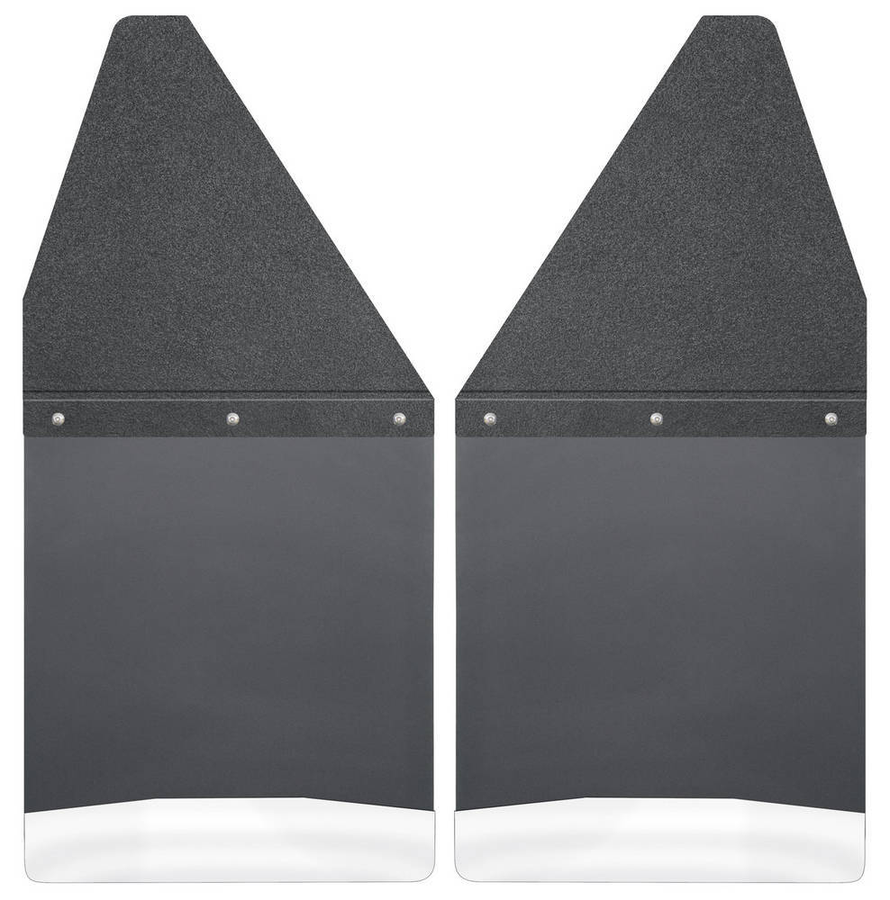 Husky Liners Kick Back Mud Flaps 12in Wide Black