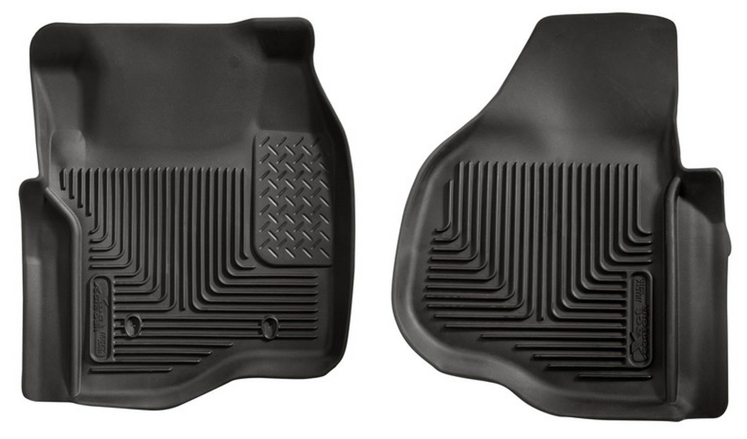 Husky Liners Ford X-Act Contour Floor Liners Front Black