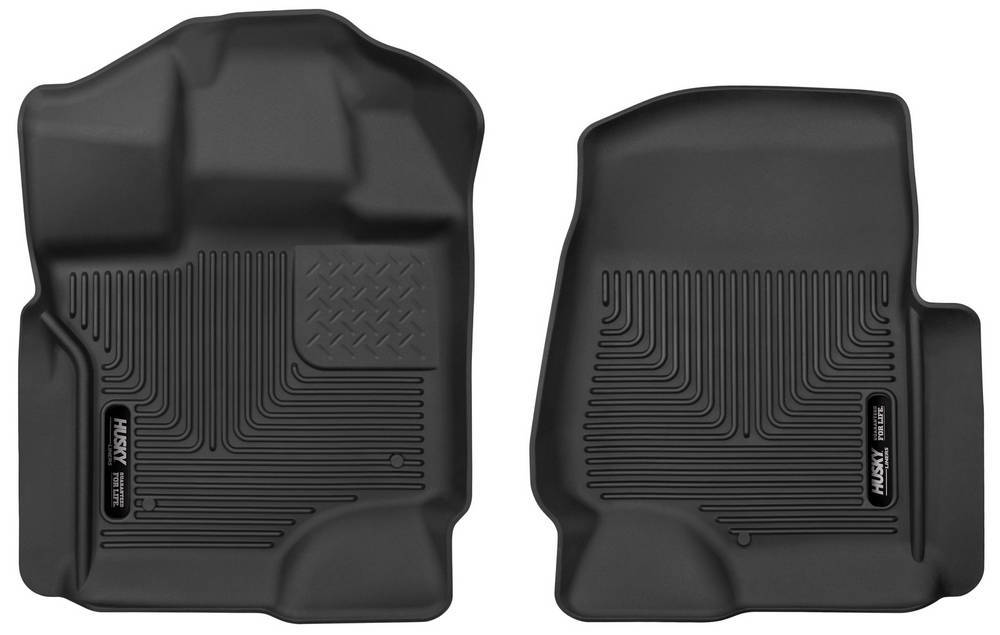Husky Liners Ford X-Act Contour Floor Liners Front Black