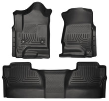 Load image into Gallery viewer, 15-   GM 2500HD Crew Cab Floor Liners Black