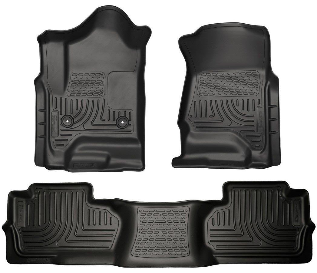 Husky Liners 15-   GM 2500HD Dbl Cab Floor Liners Black