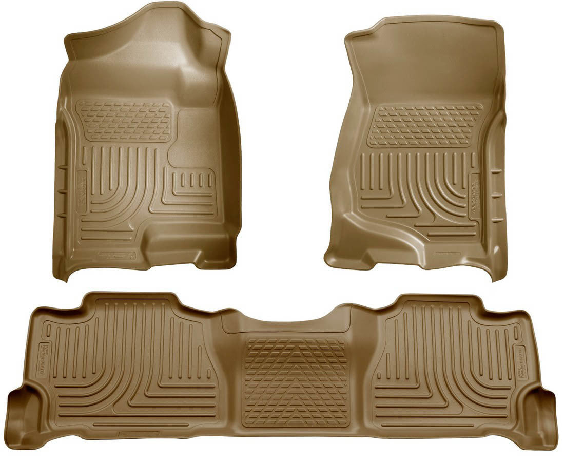 Husky Liners 07-14 Tahoe Floor Liners Tan