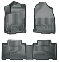 Load image into Gallery viewer, 13-  Honda Accord Front/ 2nd Floor Liners Black