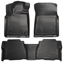 Cargar imagen en el visor de la galería, 07-11 Tundra CrewMax Floor Liners Black