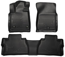 Load image into Gallery viewer, Husky Liners14-   Tundra CrewMax Floor Liners Black