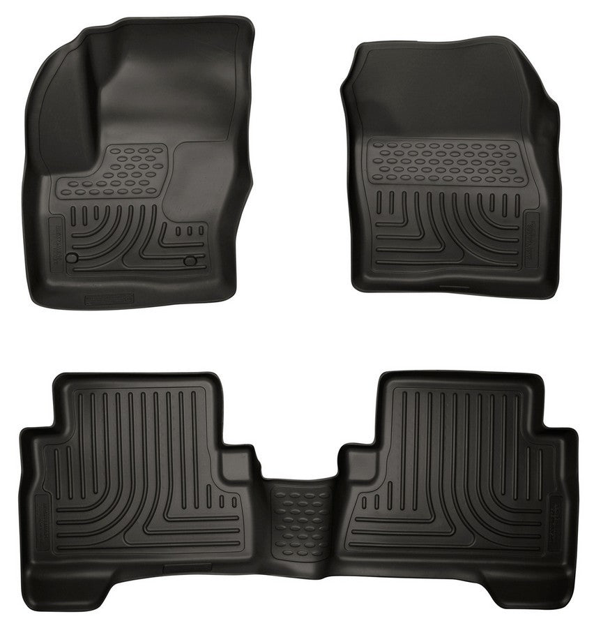 Husky Liners 13-  Ford C-Max Front/ 2nd Floor Liners Black