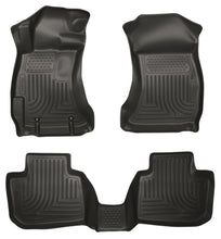 Load image into Gallery viewer, Husky Liners12- Subaru Impreza Front /2nd Floor Liners Black