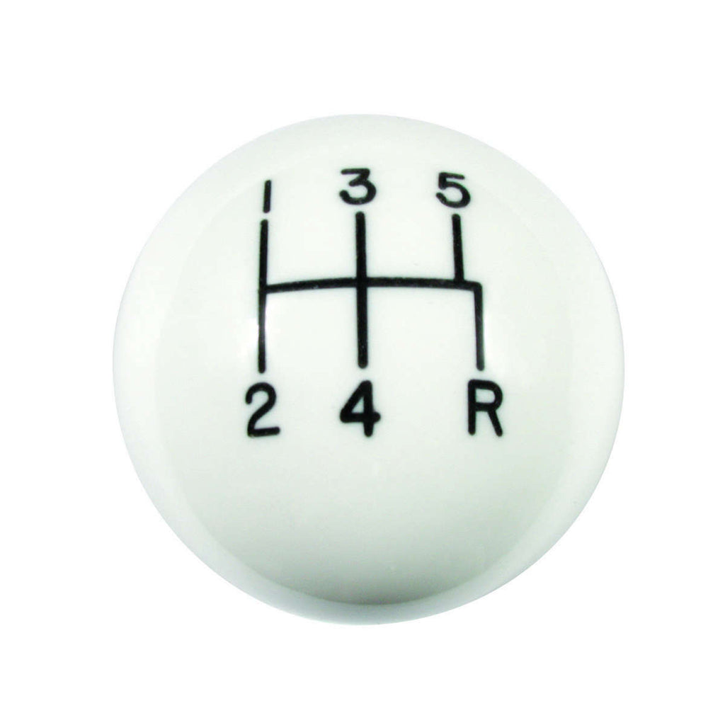 HurstMustang 5-Speed White Classic Shift Knob