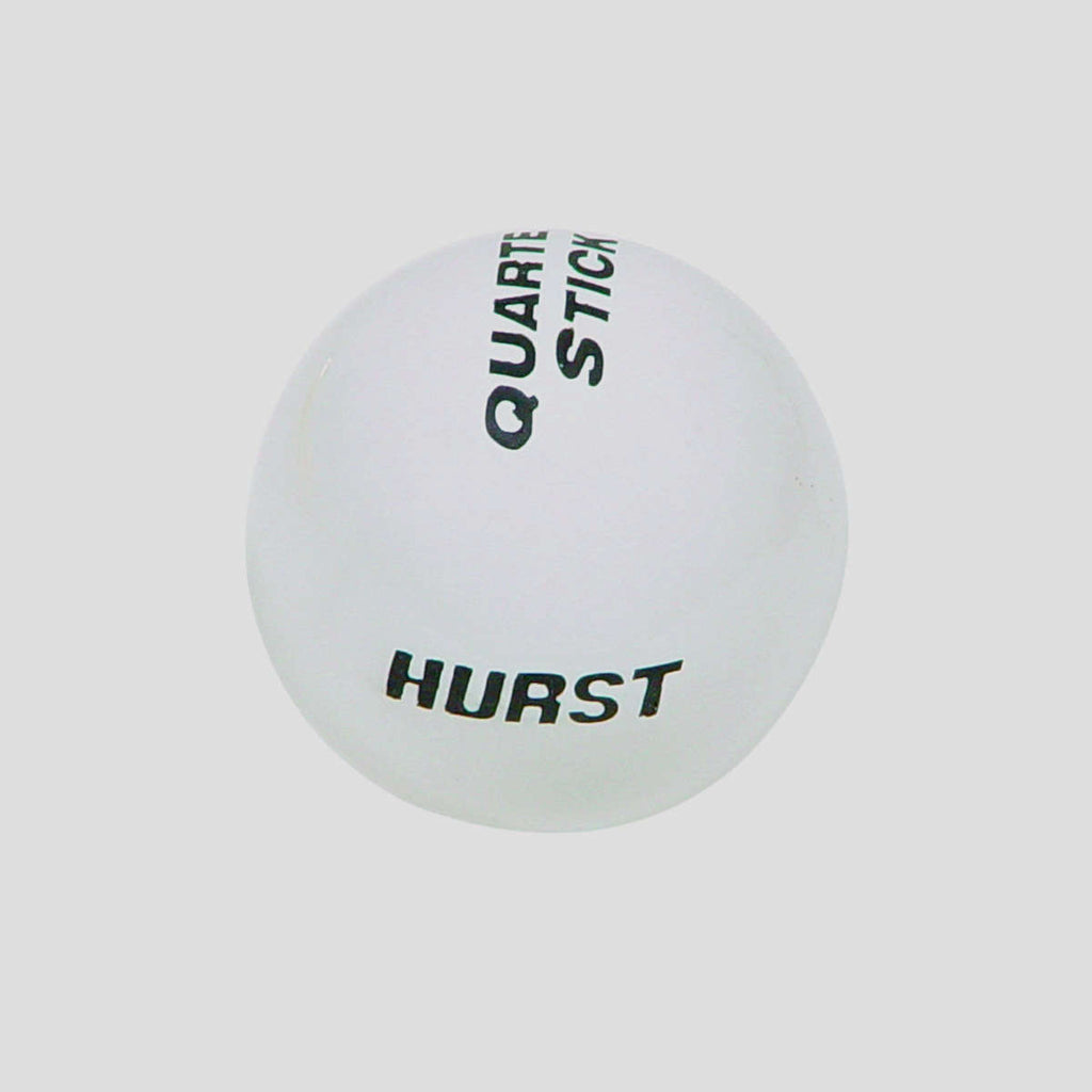 HurstQuarter Stick Knob-White