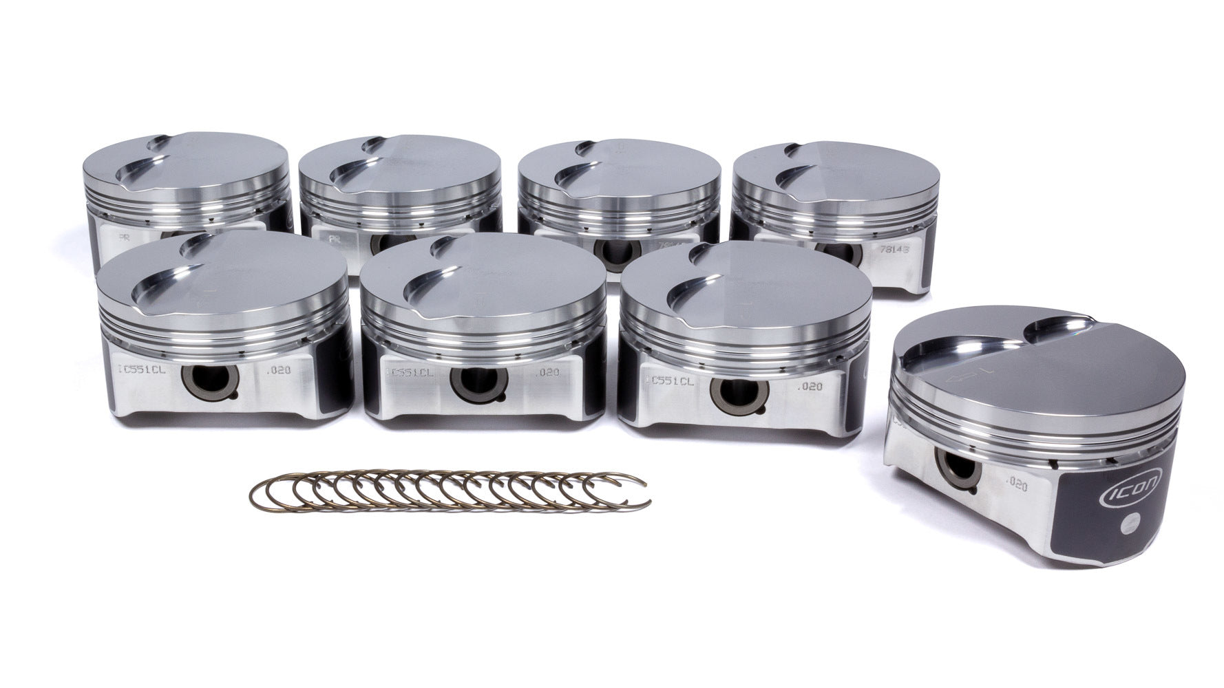Icon Forged Pistons LS 6.0L/6.2L FT Forged Piston Set 4.030 Bore