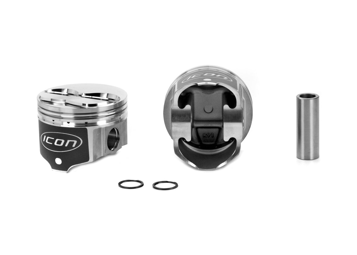 Icon Forged Pistons BBM Dome Piston Set 4.290 Bore +4.5cc