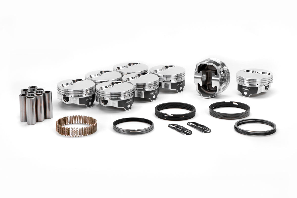 Icon Forged Pistons SBF FT Forged Piston Set 4.030 Bore -5.3cc