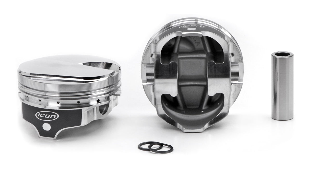 Icon Forged Pistons BBC Domed Piston Set 4.310 Bore +12cc
