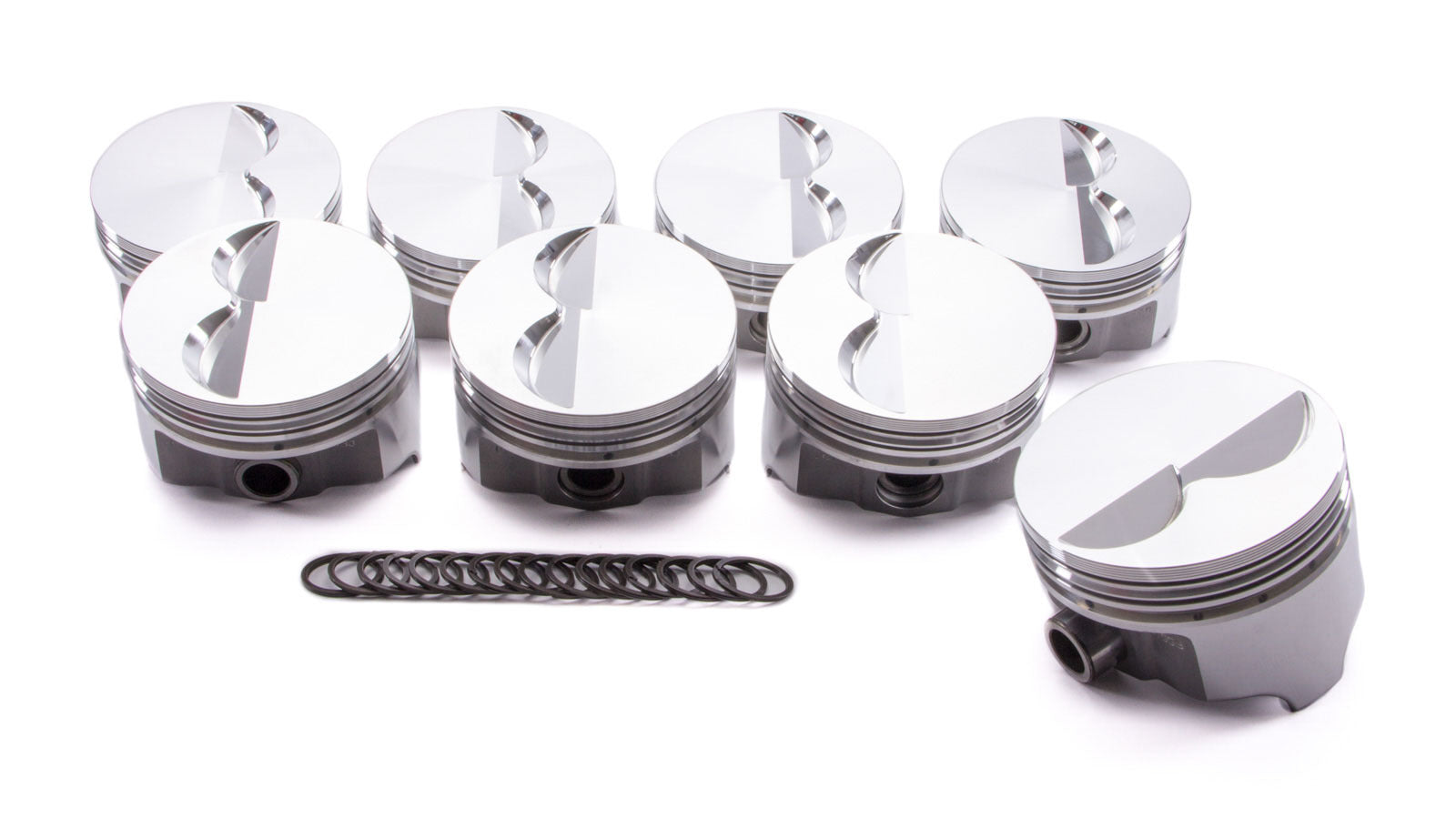 Icon Forged Pistons SBC Forged F/T Piston Set 4.040 Bore -4.90cc