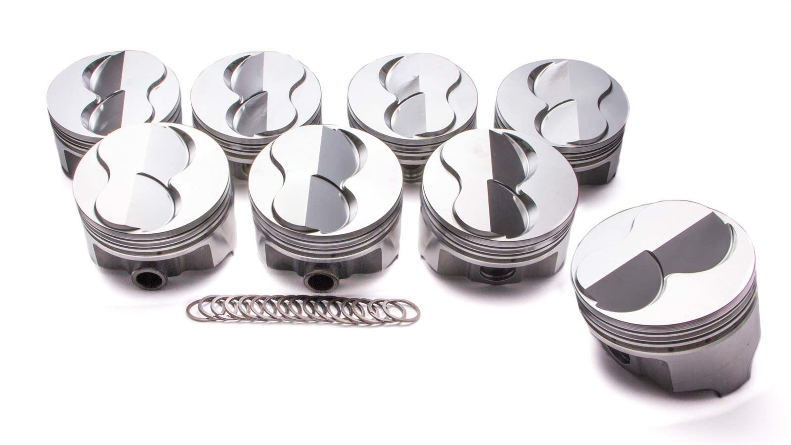 Icon Forged Pistons SBC Forged Domed Piston Set 4.040 Bore +6.26cc