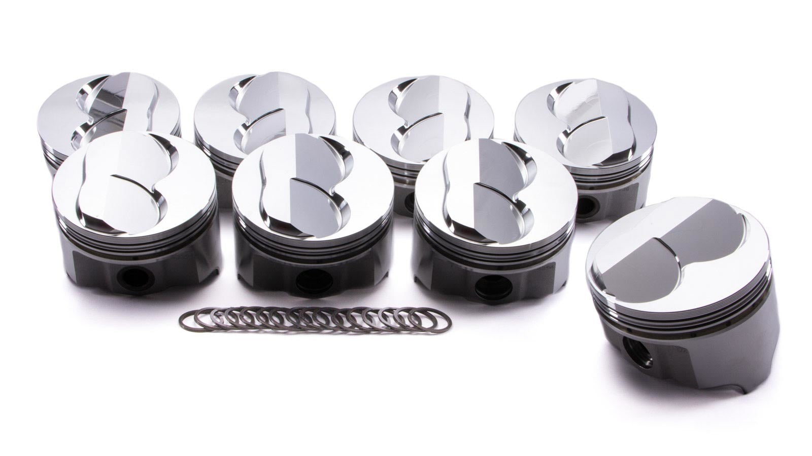 Icon Forged Pistons SBC Forged Domed Piston Set 4.030 Bore