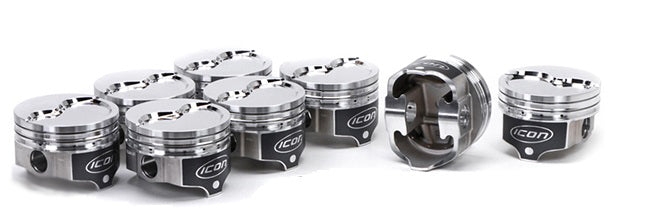 Icon Forged Pistons BBM Dished Piston Set 4.360 Bore -23.7cc