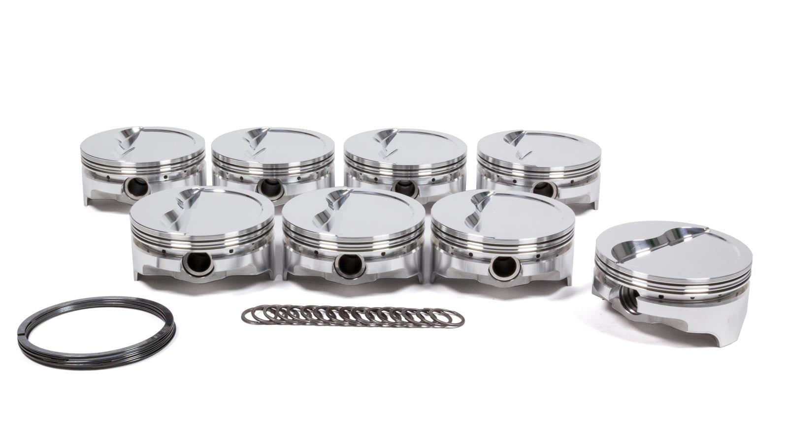 Icon Forged Pistons SBC Forged Dished Piston Set 4.125 Bore -15.2cc