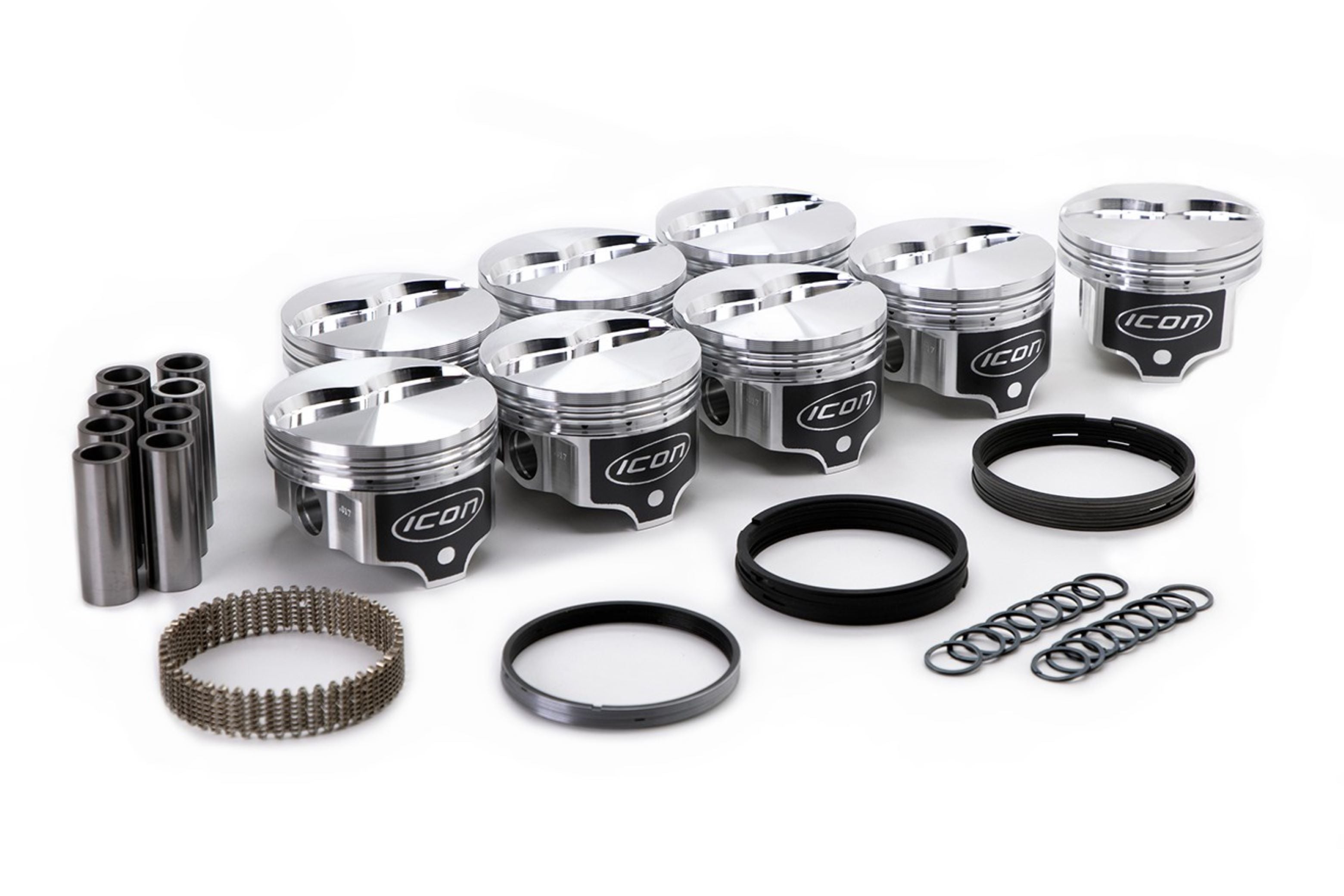 Icon Forged Pistons BBF FE FT Piston Set 4.233 Bore  -4.5cc
