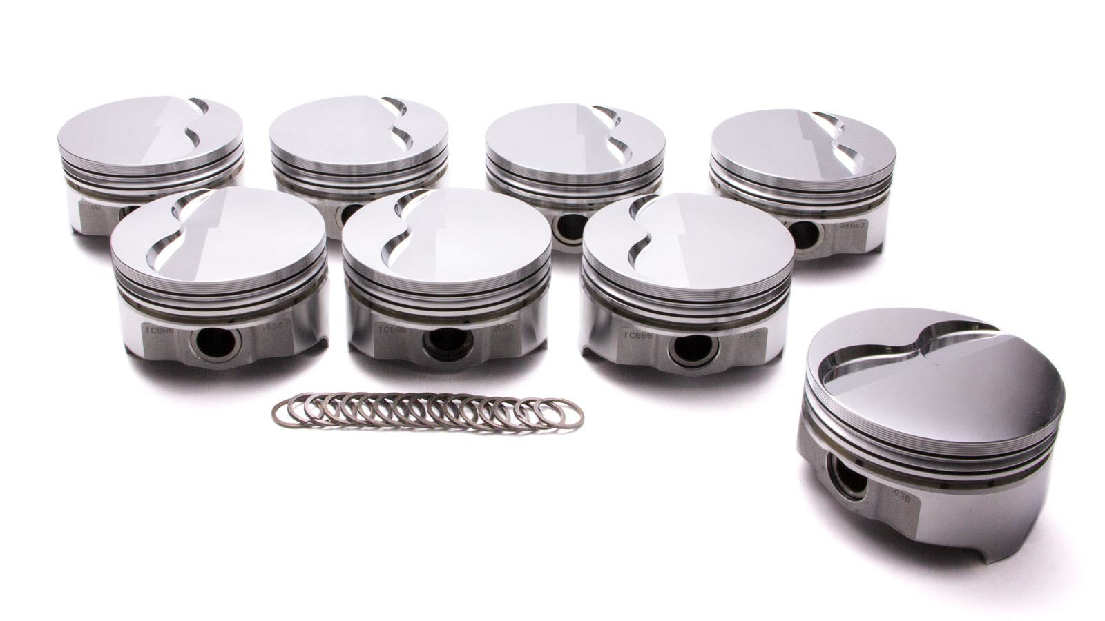 Icon Forged Pistons Pontiac 455 Forged F/T Piston Set 4.180 -5.5cc