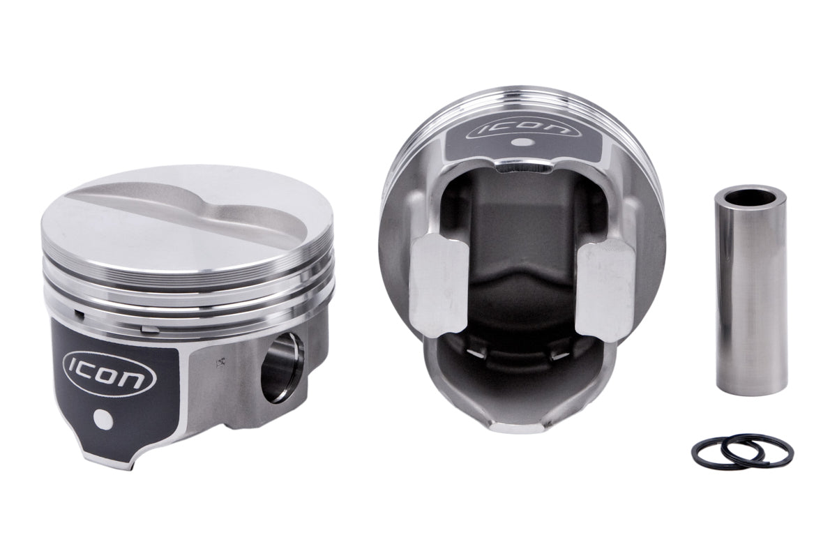Icon Forged Pistons BBM FHR Forged Piston Set 4.350 Bore -5.6cc
