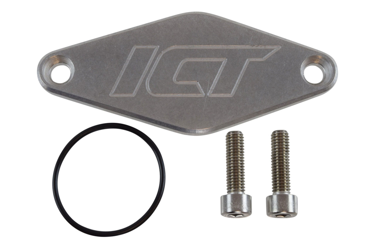 ICT Billet Fuel Pump Block Off Plat e Direct Injection Delet