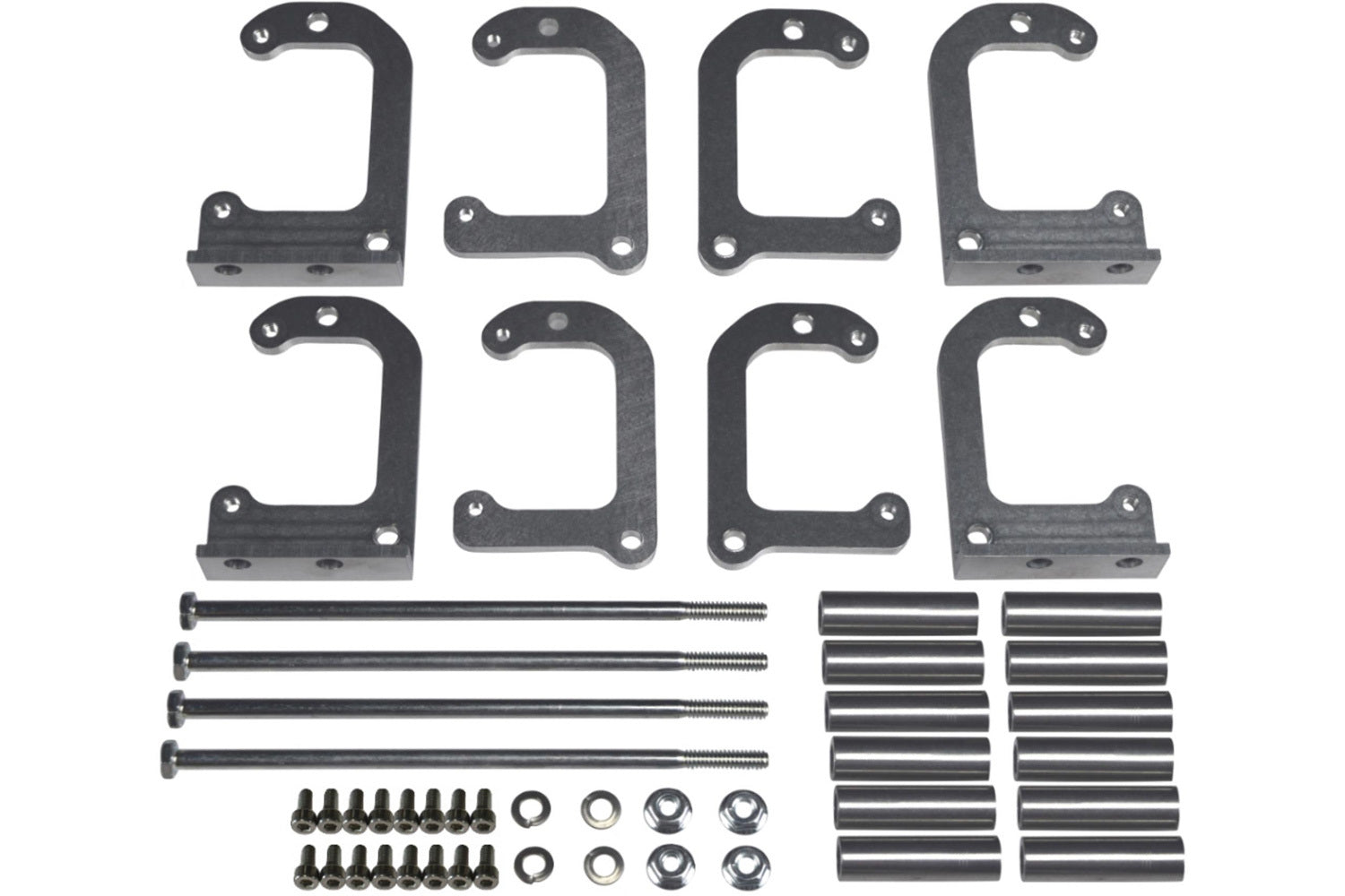 ICT Billet LS Remote Mount Ignition Coil Relocation Brackets — Fits GM LS-Series