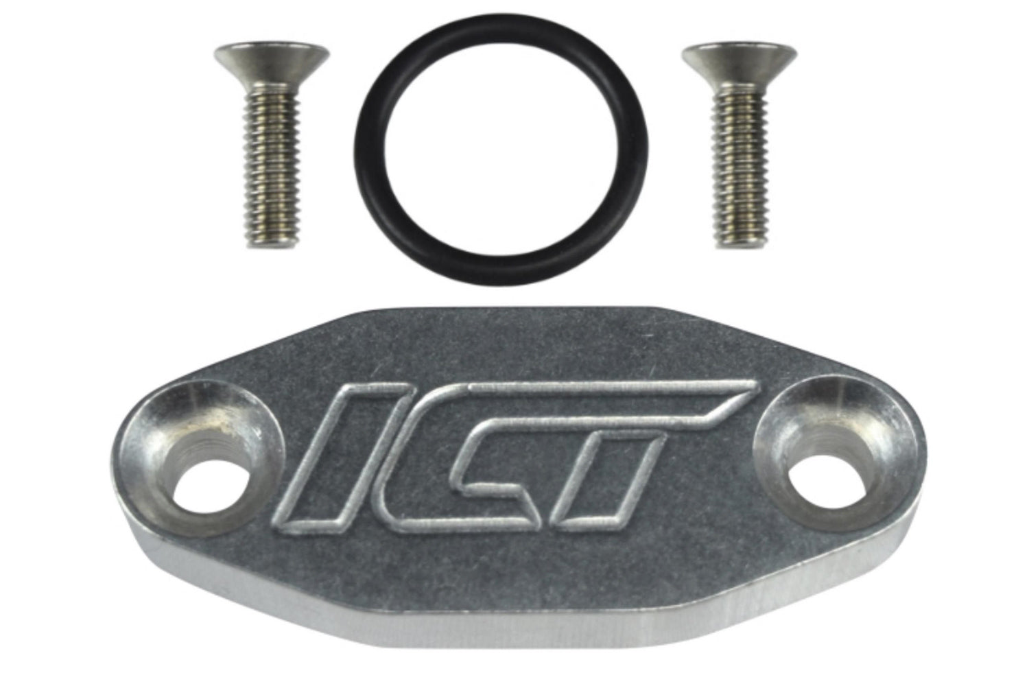 ICT Billet Oil Port Adapter Cooler Delete Block Off Plate
