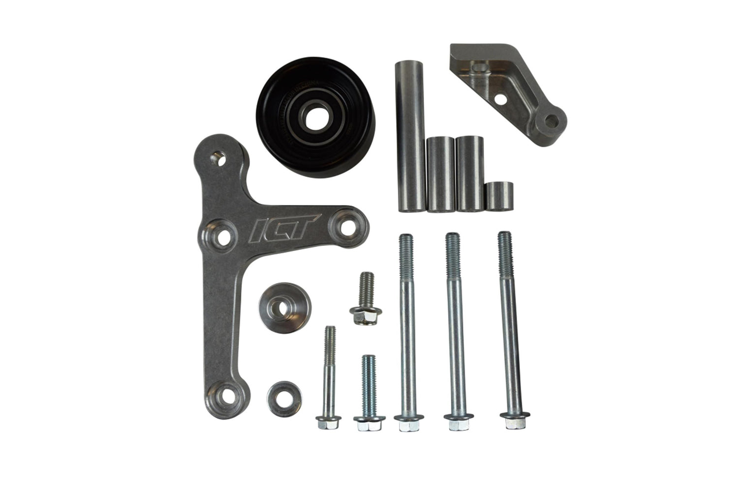 ICT Billet LS Truck Alternator Brac ket Low Mount