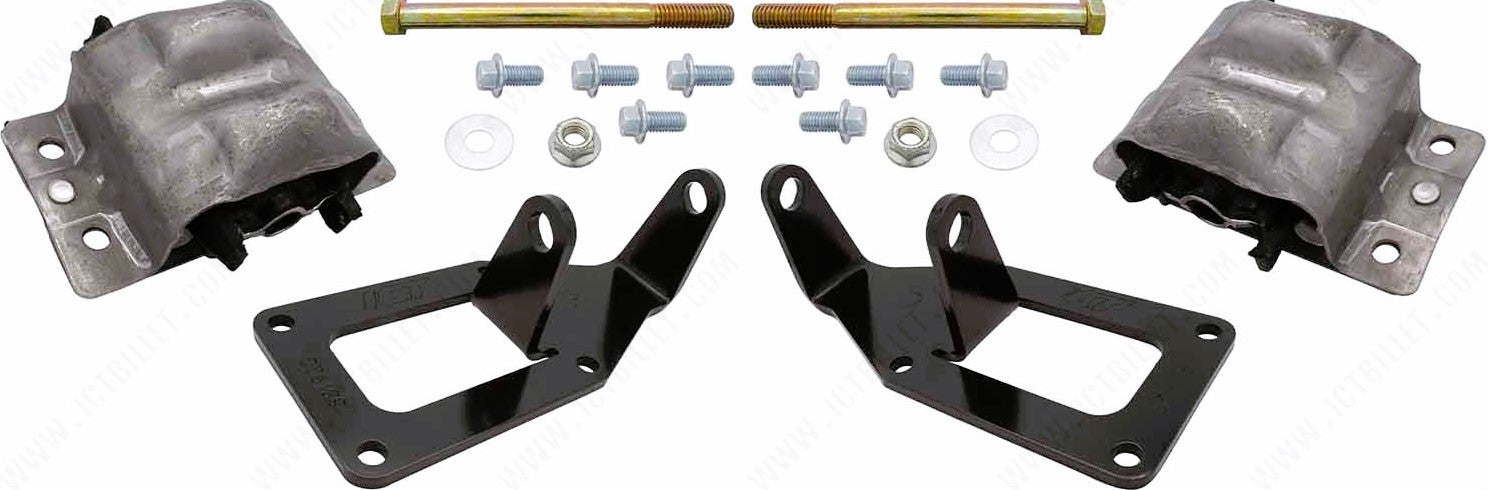 ICT Billet 78-88 GM G-Body LS Swap Engine Mount Kit