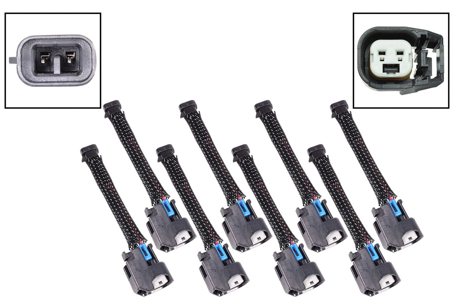 ICT Billet Harness Adapter Mini Del phi Multec 2 to EV6