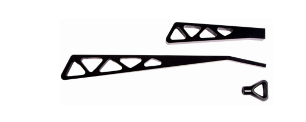 IDIDIT Billet Lever Kit Black Powder Coat Truss Style