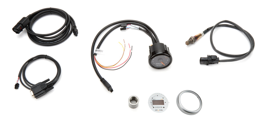 Innovate Motorsports MTX-AL Analog, Air/Fuel Ratio Gauge Kit w/O2, Black Dial