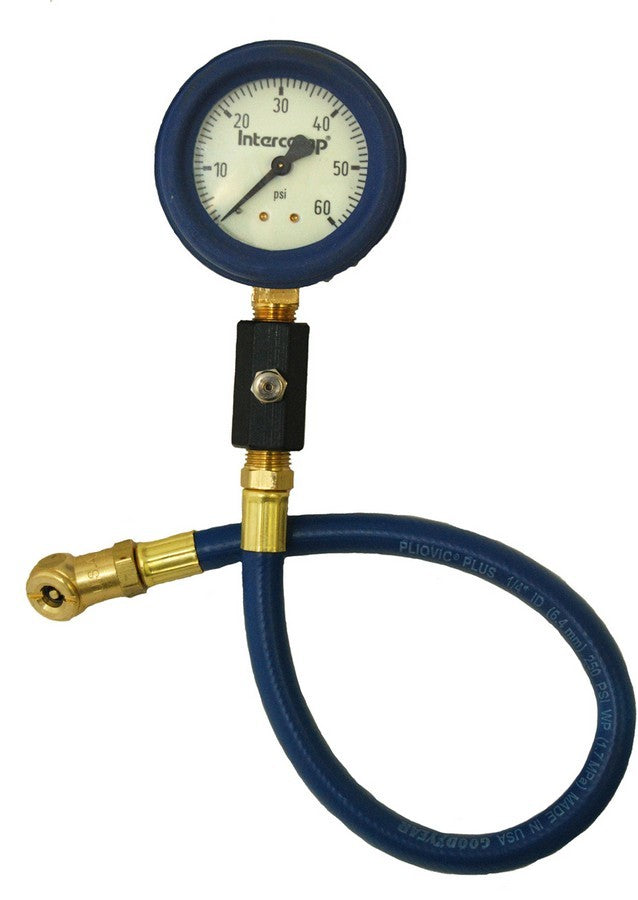 Intercomp Deluxe Air Gauge 2.5in 0-60 Glow-in Dark