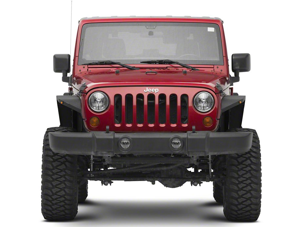 DV8 Offroad 07-18 Jeep JK Fender Flares; Slim; Front & Rear