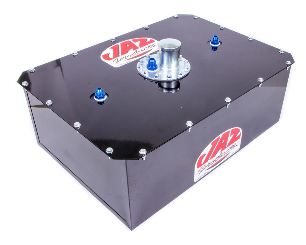 Tanque de combustible JAZ Products Pro Sport de 16 galones con tapa, color negro