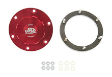 Load image into Gallery viewer, JAZ Products Billet Alm Threaded Cap Assembly 6-Bolt Red