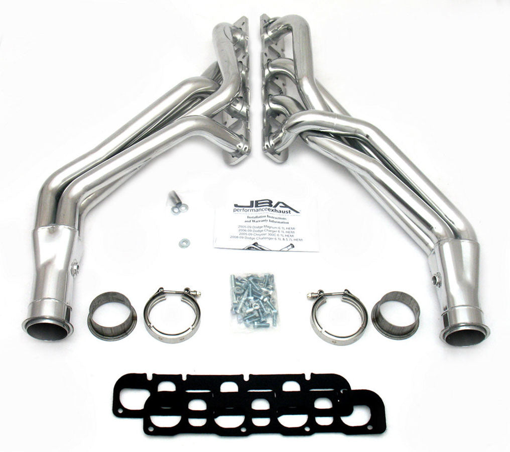 JBA PERFORMANCE EXHAUST Headers - 08-09 6.1L Challenger - Silver