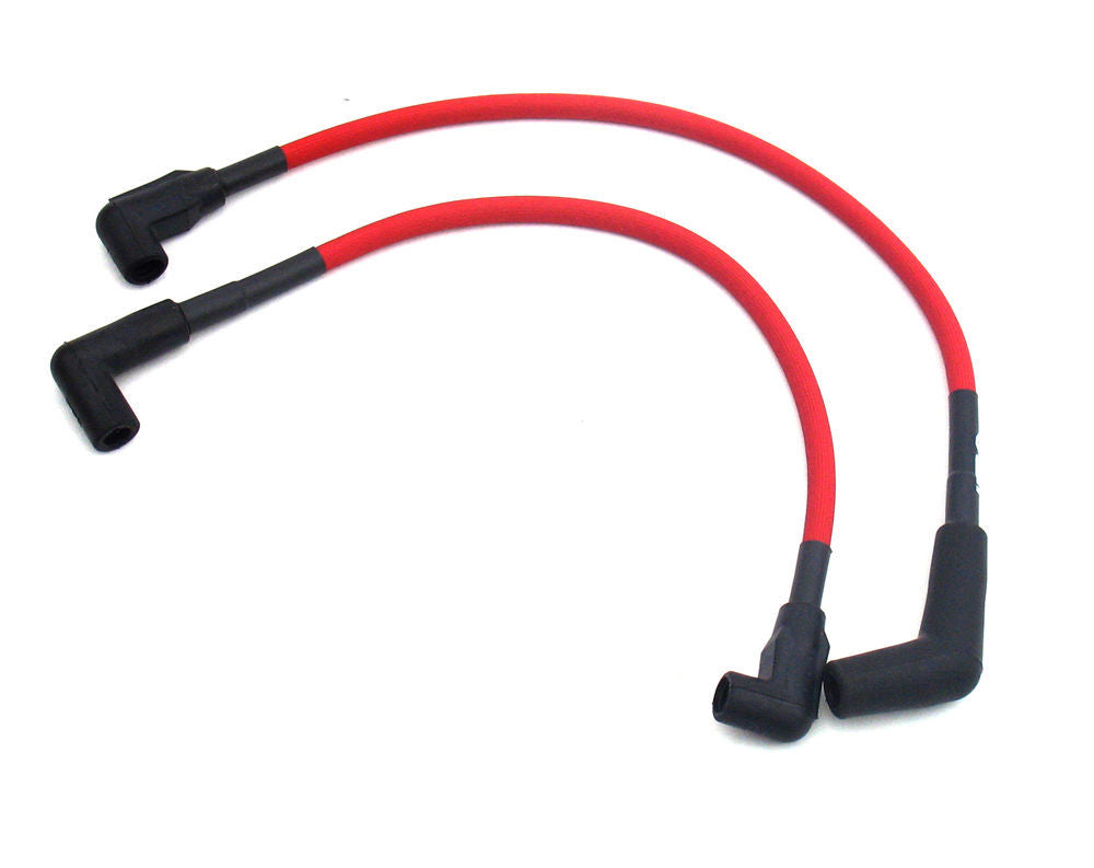 JBA PERFORMANCE EXHAUST 8mm Spark Plug Wire Leads 2pk Red