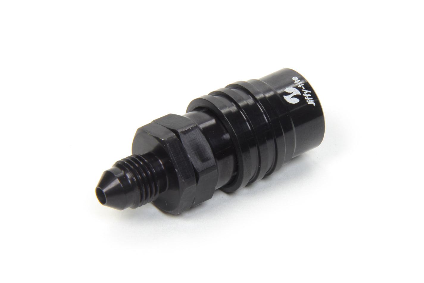 jiffytite Q/R #3 Male Str to #3 Socket Valved Black