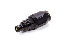 Cargar imagen en el visor de la galería, Q/R #6 Str Hose End Plug Valved Black